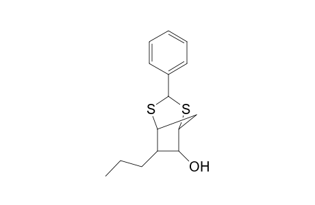 (1SR,3SR,5RS,6RS,7RS)-6-hydroxy-3-phenyl-7-propyl-2,4-dithiabicyclo[3.2.1]octane