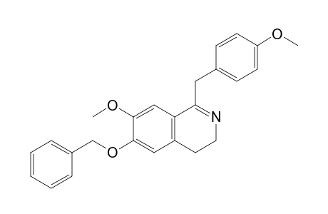 1-(4'-METHOXYBENZYL)-6-(BENZYLOXY-7-METHOXY-3,4-DIHYDROISOQUINOLINE