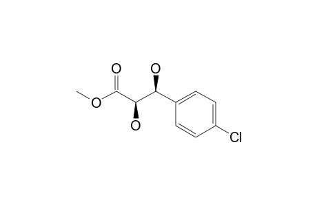 (2R,3S)-3-(4-chlorophenyl)-2,3-dihydroxy-propionic acid methyl ester