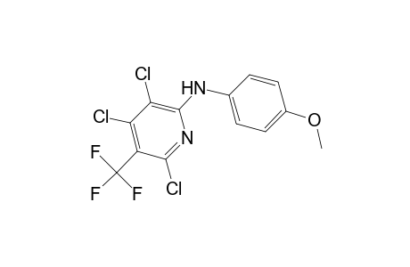 3,4,6-trichloro-N-(4-methoxyphenyl)-5-(trifluoromethyl)-2-pyridinamine