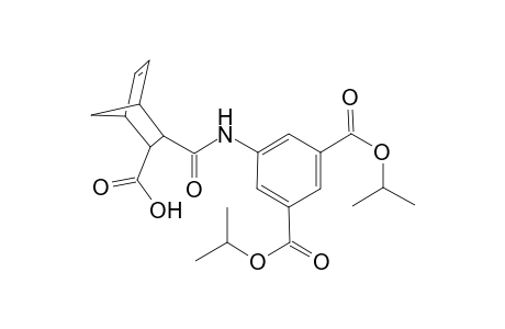 3-{[3,5-bis(Isopropoxycarbonyl)anilino]carbonyl}bicyclo[2.2.1]hept-5-ene-2-carboxylic acid