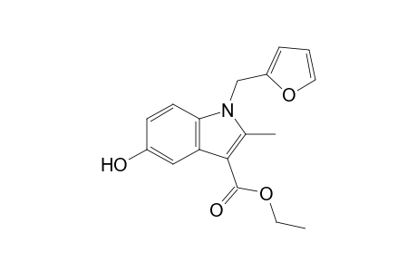 ethyl 1-(2-furylmethyl)-5-hydroxy-2-methyl-1H-indole-3-carboxylate