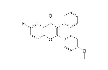 6-Fluoro-2-(4-methoxyphenyl)-3-phenyl-4H-chromen-4-one