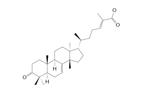 (E)-MASTICADIENOIC-ACID;3-OXO-TIRUCALLA-(7,24E)-DIEN-27-OIC-ACID