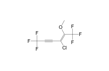 2-Chloro-5,5,5-trifluoro-1-(trifluoromethyl)pent-1-en-3-yn-1-yl methyl ether