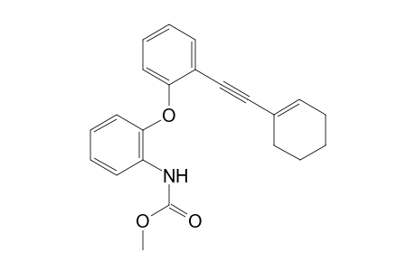 Methyl [2-(2-cyclohex-1-eynylethynylphenoxy)phenyl]carbamate