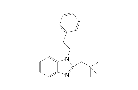 1H-benzimidazole, 2-(2,2-dimethylpropyl)-1-(2-phenylethyl)-
