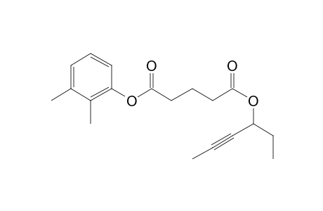 Glutaric acid, hex-4-yn-3-yl 2,3-dimethylphenyl ester