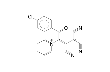 3-(PARA-CHLOROBENZOYL)-3-(1-PYRIDINIO)-1,1,2-TRICYANO-2-PROPENIDE-1