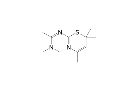 N,N-Dimethyl-N'-(4,6,6-trimethyl-6H-1,3-thiazin-2-yl)facetamidine