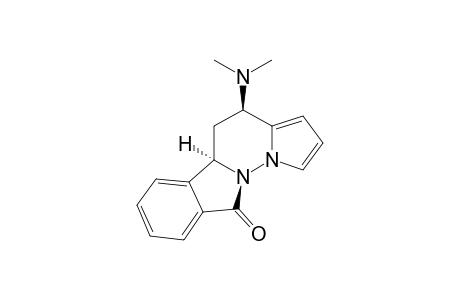 CIS-6,10B,11,12-TETRAHYDRO-12-DIMETHYLAMINOPYRROLO-[1',2':2,3]-PYRIDAZINO-[6,1-A]-ISOINDOL-6-ONE