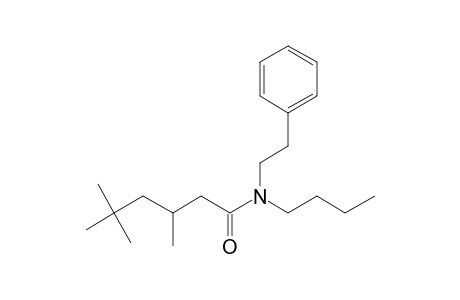 3,5,5-Trimethylhexanamide, N-(2-phenylethyl)-N-butyl-