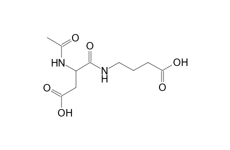 3-Acetamido-4-oxidanylidene-4-[(4-oxidanyl-4-oxidanylidene-butyl)amino]butanoic acid