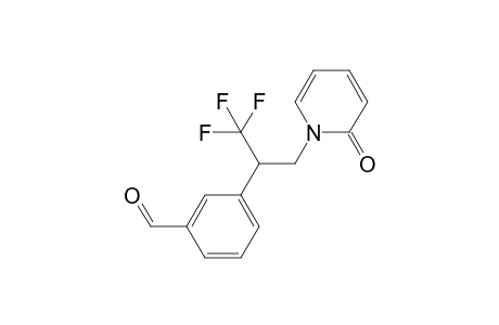 3-(1,1,1-Trifluoro-3-(2-oxopyridin-1(2H)-yl)propan-2-yl)benzaldehyde