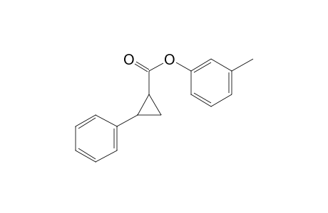 Cyclopropanecarboxylic acid, trans-2-phenyl-, 3-methylphenyl ester