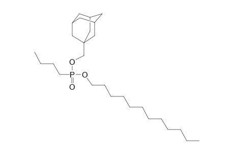 Butylphosphonic acid, 1-adamantylmethyl dodecyl ester