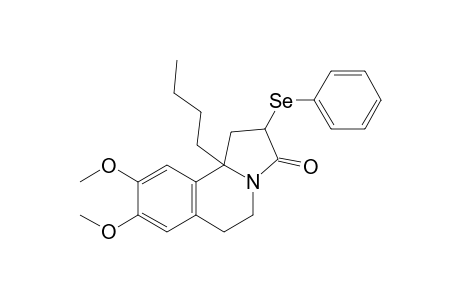 10b-Butyl-8,9-dimethoxy-2-phenylselenyl-1,5,6,10b-tetrahydropyrrolo[2,1-a]isoquinolin-3(2H)-one