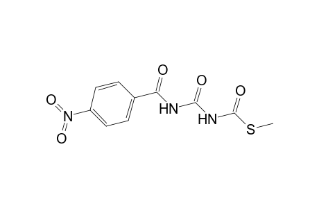 S-Methyl [(4-nitrobenzoyl)amino]carbonylthiocarbamate