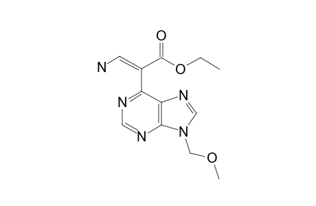 (Z)-ETHYL-ALPHA-(AMINOETHYLENE)-9-(METHOXYMETHYL)-9H-PURINE-6-ACETATE