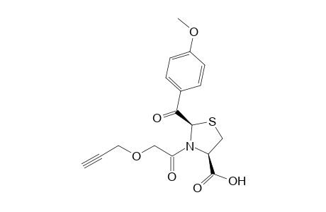 (2R,4R)-2-(4-methoxybenzoyl)-3-(2-prop-2-ynoxyacetyl)-1,3-thiazolidine-4-carboxylic acid