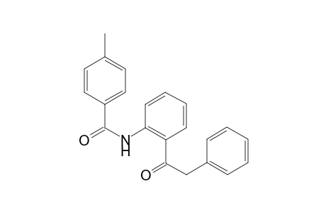 Benzamide, 4-methyl-N-(2-phenylacetylphenyl)-