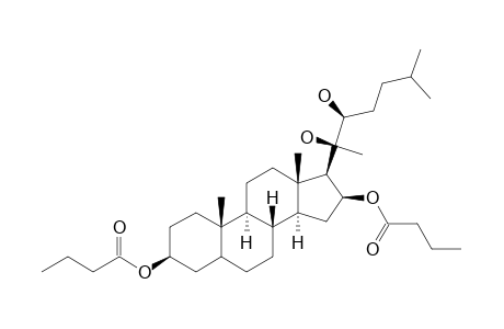 (20R,22R)-3.beta.,16.beta.-Dibutyryloxycholestane-20,22-diol