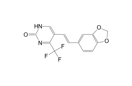 5-[(E)-2-(1,3-benzodioxol-5-yl)ethenyl]-4-(trifluoromethyl)-2(1H)-pyrimidinone