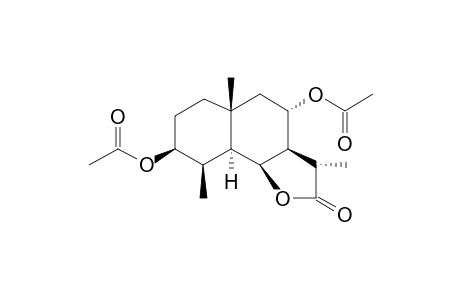 4-A-H,5-A-H,11-B-H-EUDESMAN-12,6-B-OLIDE,3-B,8-A-DIACETOXY