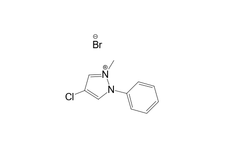 4-CHLORO-1-METHYL-2-PHENYLPYRAZOLIUM BROMIDE