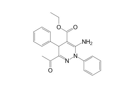 Ethyl-6-acetyl-3-amino-2,5-diphenyl-2,5-dihydro-4-pyridazinecarboxylate