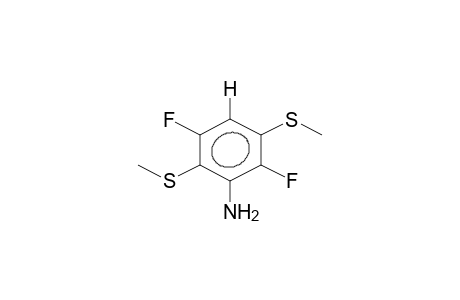 2,5-DIFLUORO-3,6-BIS(METHYLTHIO)ANILINE