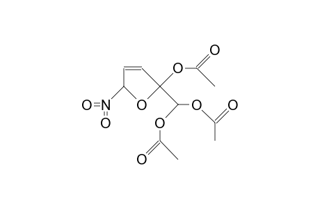 2-Acetoxy-2(diacetoxy-methyl)-5-nitro-2,5-dihydro-furan