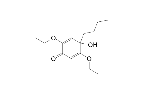 2,5-Cyclohexadien-1-one, 4-butyl-2,5-diethoxy-4-hydroxy-