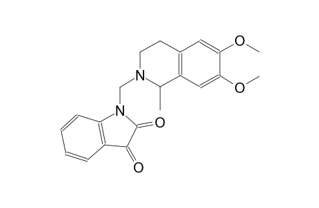 1-[((1S)-6,7-dimethoxy-1-methyl-3,4-dihydro-2(1H)-isoquinolinyl)methyl]-1H-indole-2,3-dione