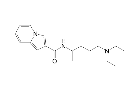 N-[5-(Diethylamino)pentan-2-yl]indolizine-2-carboxamide