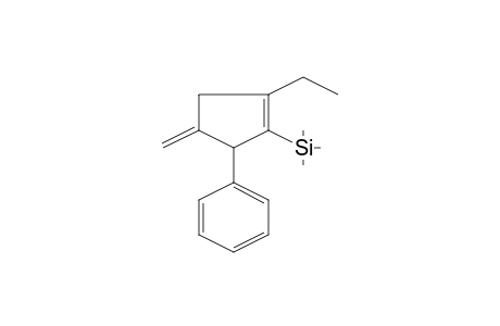 Cyclopentene, 1-ethyl-4-methylene-3-phenyl-2-trimethylsilyl-