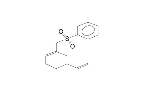 1-VINYL-1-METHYL-3-PHENYLSULPHONYLMETHYLCYCLOHEX-3-ENE