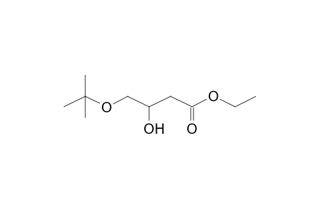 3-Hydroxy-4-[(2-methylpropan-2-yl)oxy]butanoic acid ethyl ester