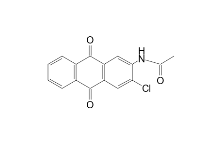 N-(3-chloro-9,10-dioxo-2-anthraquinonyl)acetamide