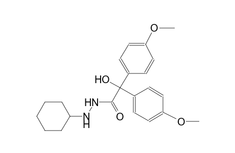 N'-cyclohexyl-2-hydroxy-2,2-bis(4-methoxyphenyl)acetohydrazide