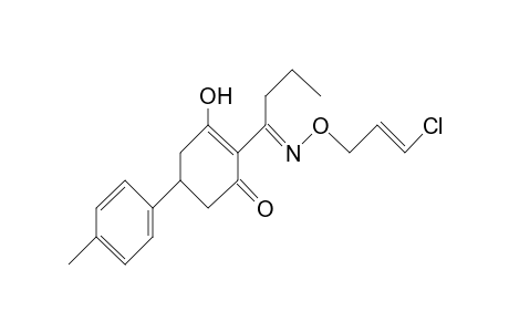 2-Cyclohexen-1-one, 2-[1-[[(3-chloro-2-propenyl)oxy]imino]butyl]-3-hydroxy-5-(4-methylphenyl)-