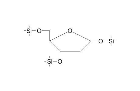 D-Erythro-Pentofuranose, 2-deoxy-1,3,5-tris-O-(trimethylsilyl)-