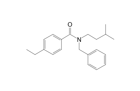 Benzamide, 4-ethyl-N-benzyl-N-(3-methylbutyl)-