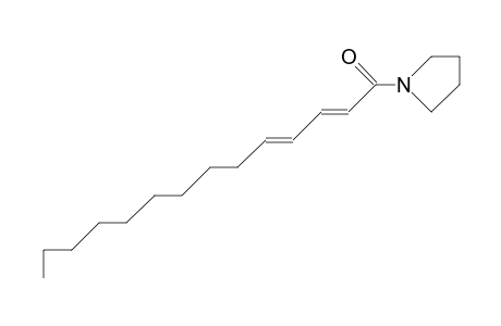 (2E,4Z)-1-(1-Oxo-2,4-tetradecadienyl)-pyrrolidin