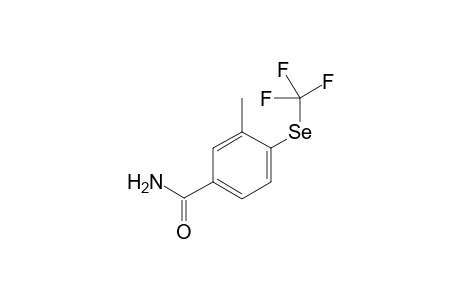 3-methyl-4-[(trifluoromethyl)selanyl]benzamide