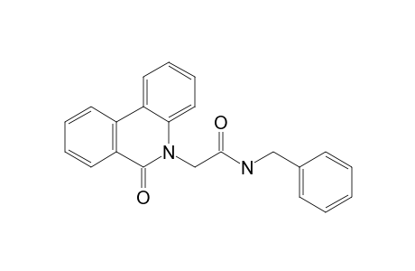 N-Benzyl-2-[ 6' (5H)-oxophenanthridin-5'-yl]acetamide