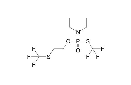 O-(2-TRIFLUOROMETHYLTHIOETHYL)-S-TRIFLUOROMETHYL-N,N-DIETHYLTHIOAMIDOPHOSPHATE