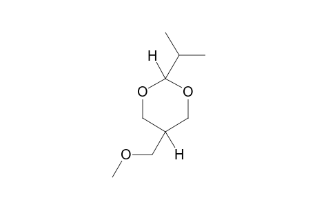 trans-2-ISOPROPYL-5-(METHOXYMETHYL)-m-DIOXANE