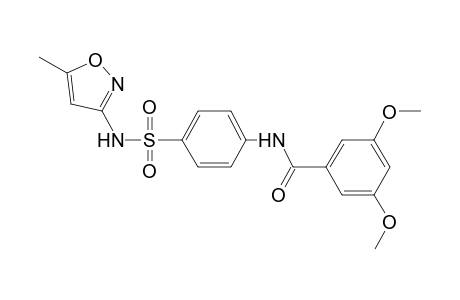 benzamide, 3,5-dimethoxy-N-[4-[[(5-methyl-3-isoxazolyl)amino]sulfonyl]phenyl]-