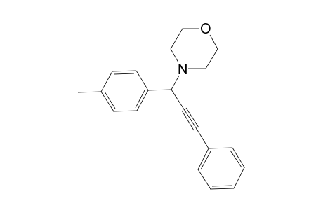 N-(3-Phenyl-1-p-tolylprop-2-yn-1-yl)morpholine